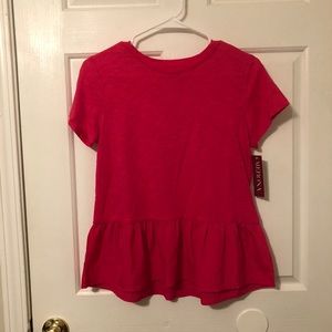 NWT Peplum Top